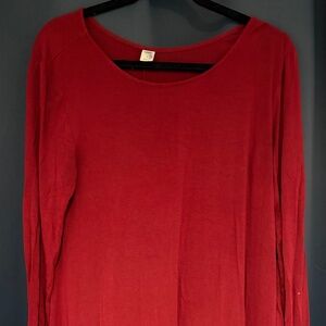 Red cotton dress